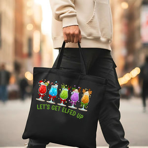 Let's Get Elfed Cheeky Christmas Party Tote Bag