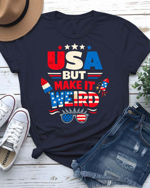 4th of July Funny Graphic T-Shirt by Memez Store