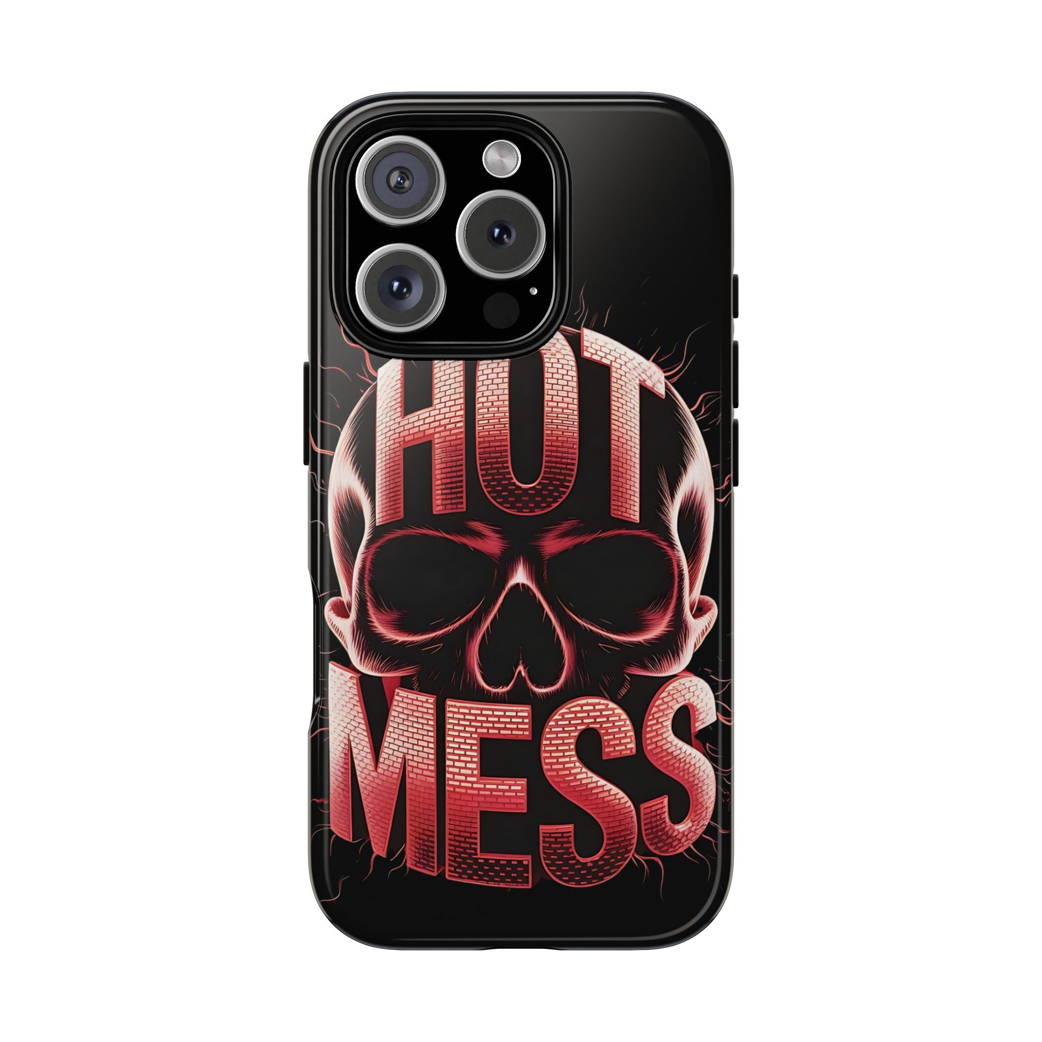 Phone Case - Hot Mass Funny Skull Tough Case