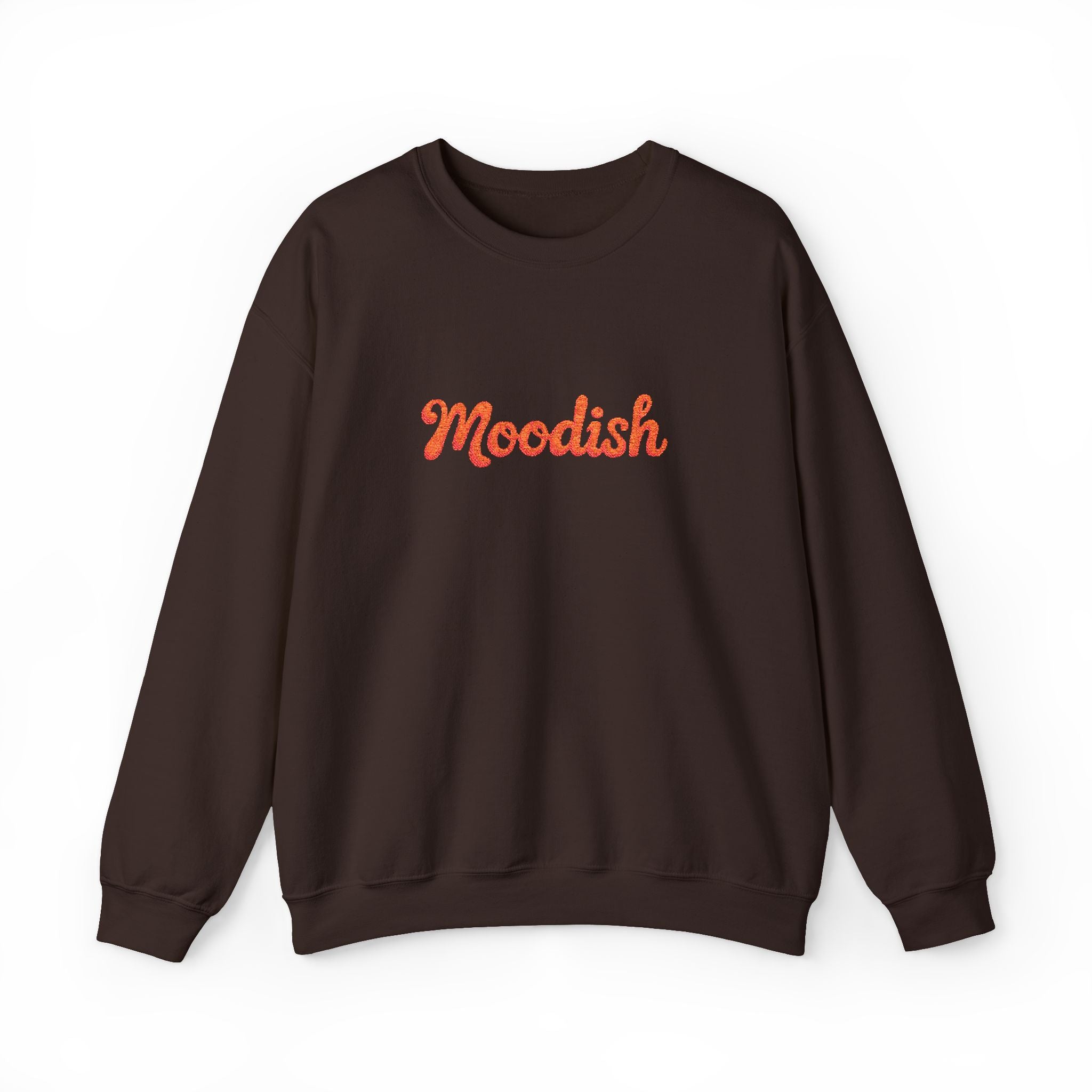 Moodish Typograhical Embroidered Sweatshirt