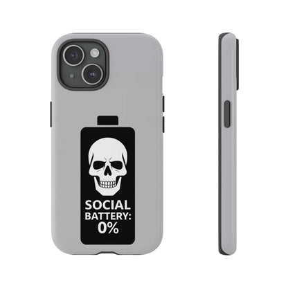 Social Battery Zeero I Phone case by Memez Store