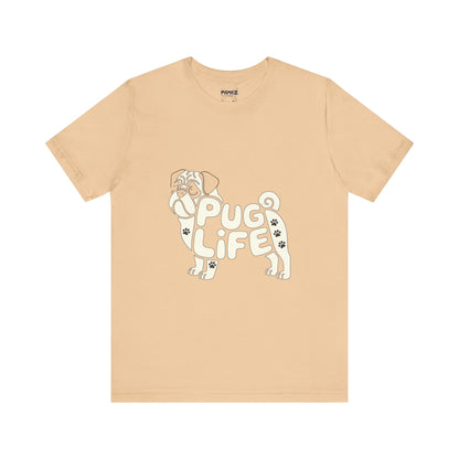 Unisex Tee PUG Life Dog Lover's Meme Tee By Memez store
