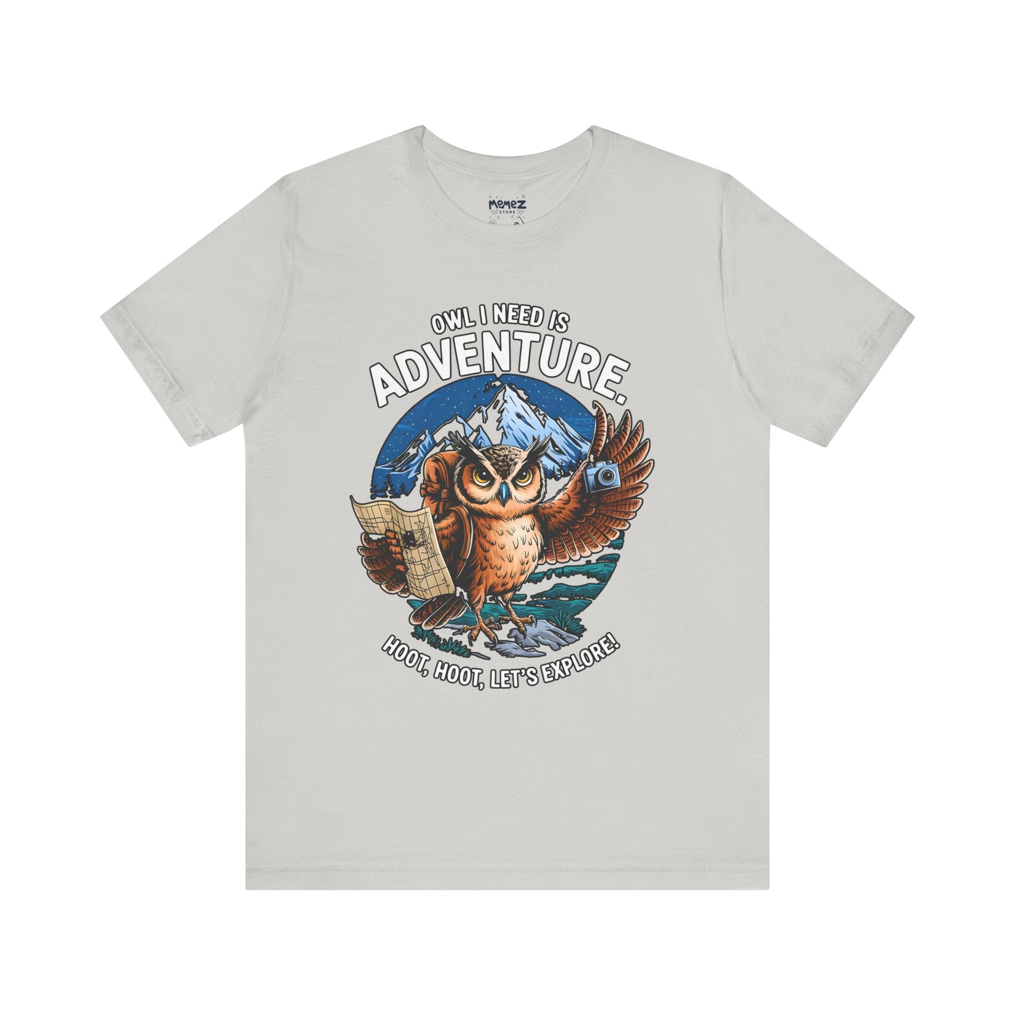 Funny Owl Adventure Tee - Unisex T-Shirt for Nature Lovers