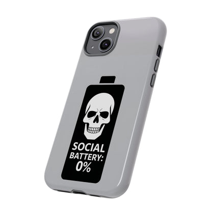 Social Battery Zeero I Phone case by Memez Store