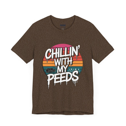 CHillin With Peeds A Funny Easter Tee By Memez Store