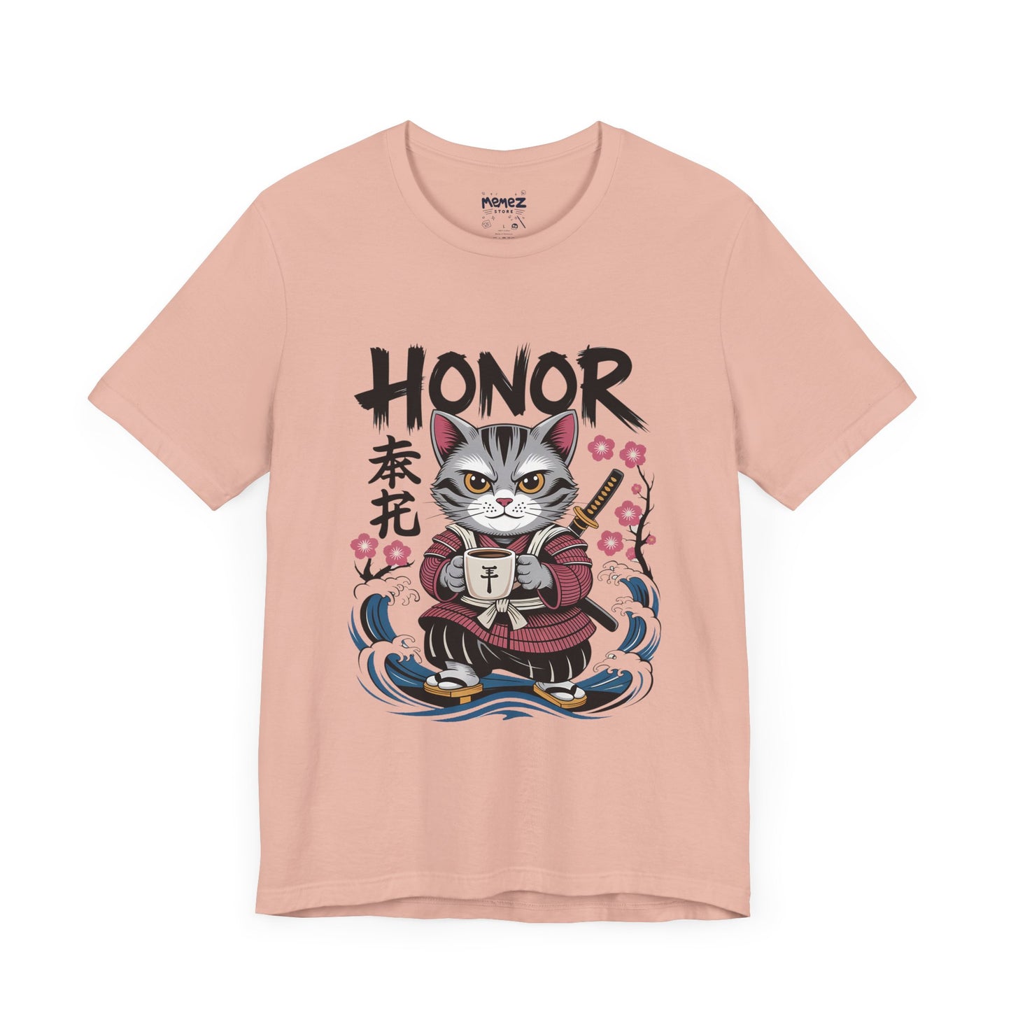 Japanese Noodle Funny Cat Tee