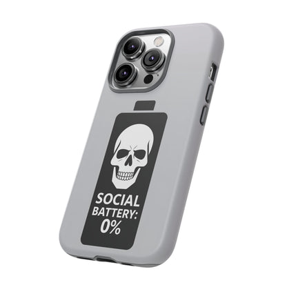 Social Battery Zeero I Phone case by Memez Store