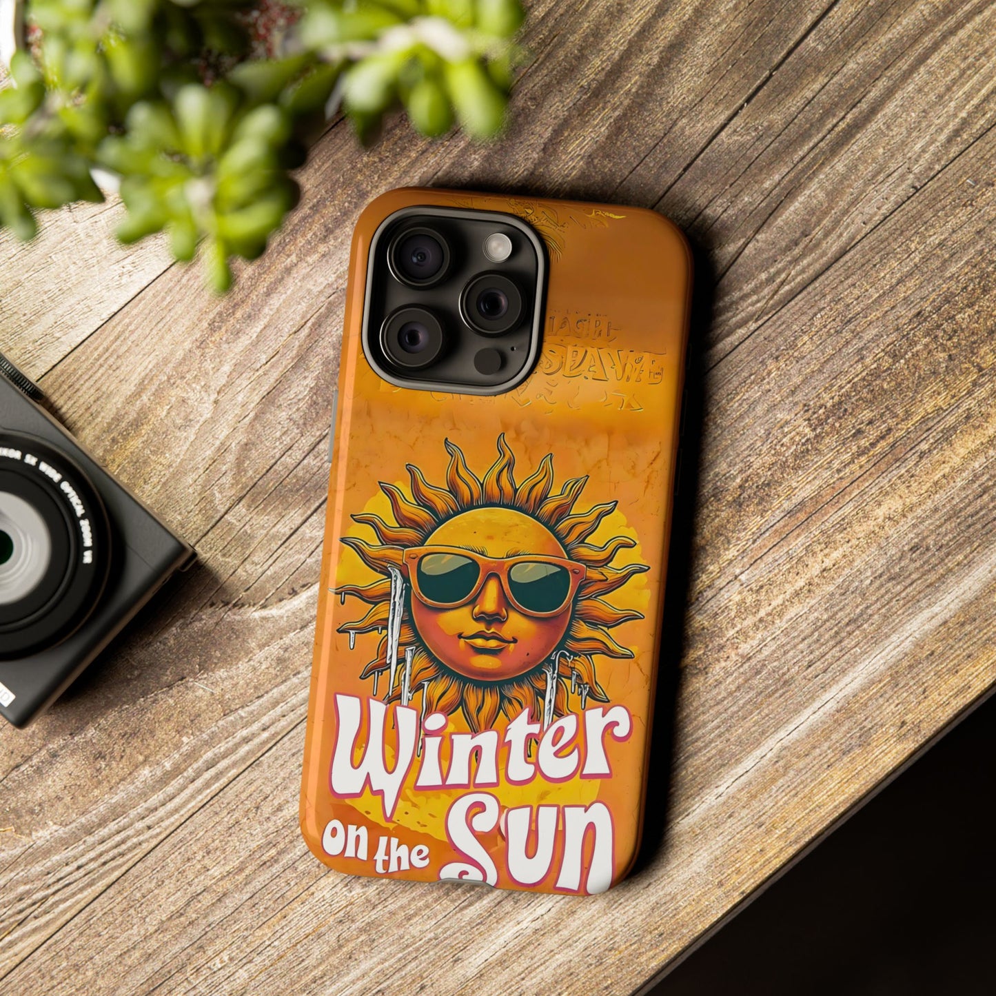 Winter on The Sun Funny Meme Phone Case - Sarcastic Design | Memez Store