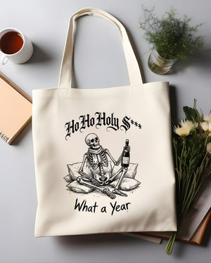 What A Year Funny Understated Sarcasm Tote Bag