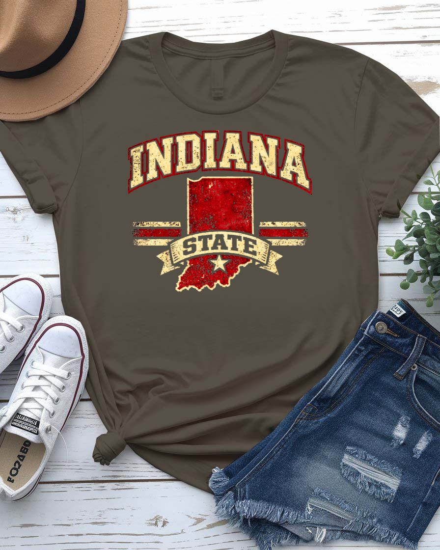 Vintage Indiana State Pride T-Shirt