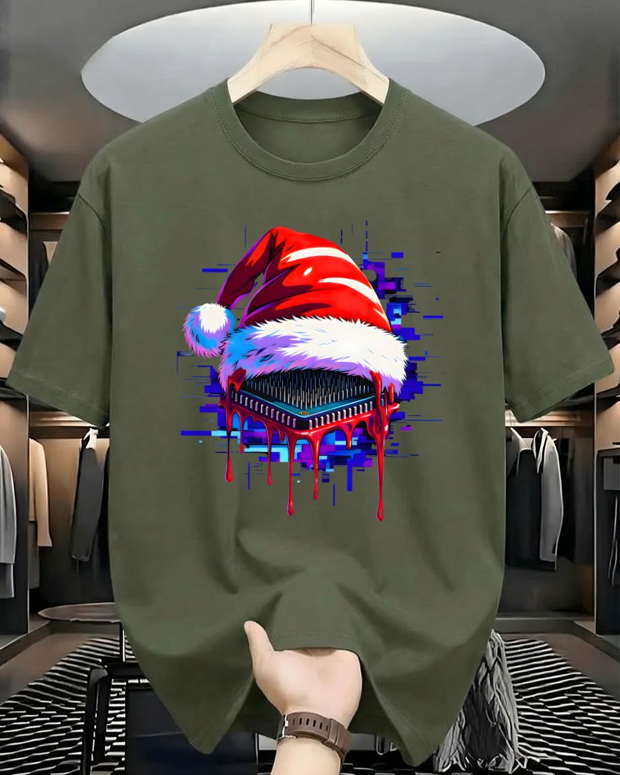 Merry Chip-Mas Potato Chip Pun Christmas T-Shirt