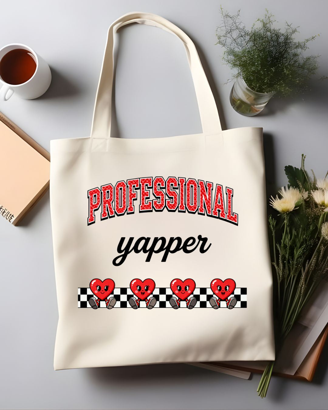 Professional Yapper Funny Talkative Slang Tote Bag
