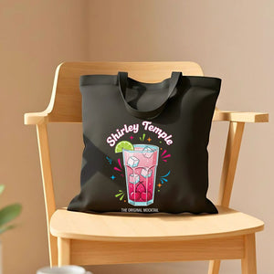 Shirley Temple Vintage Child Star &amp; Mocktail Tote Bag