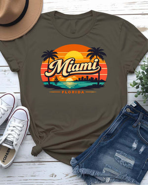 Retro Miami Graphic T-Shirt