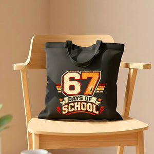 67 Days of School Celebration Tote Bag