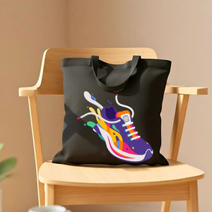 Color Joggers Bacon Me Crazy Tote Bag - Vibrant Stripe Graphic Tote