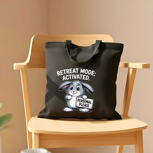 "Hoppy &amp; You Know It" Funny Bunny Pun Tote Bag