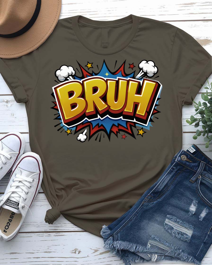 Bruh Graphic T-Shirt