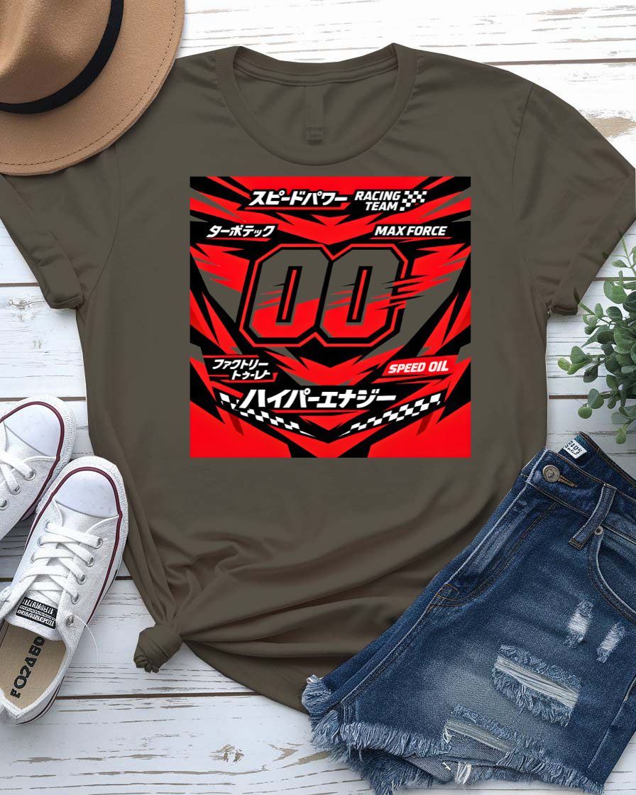 Zero Velocity retro logo graphic t-shirt in heather grey