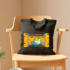 Salty Swollen Funny Beach State Sarcastic Tote Bag
