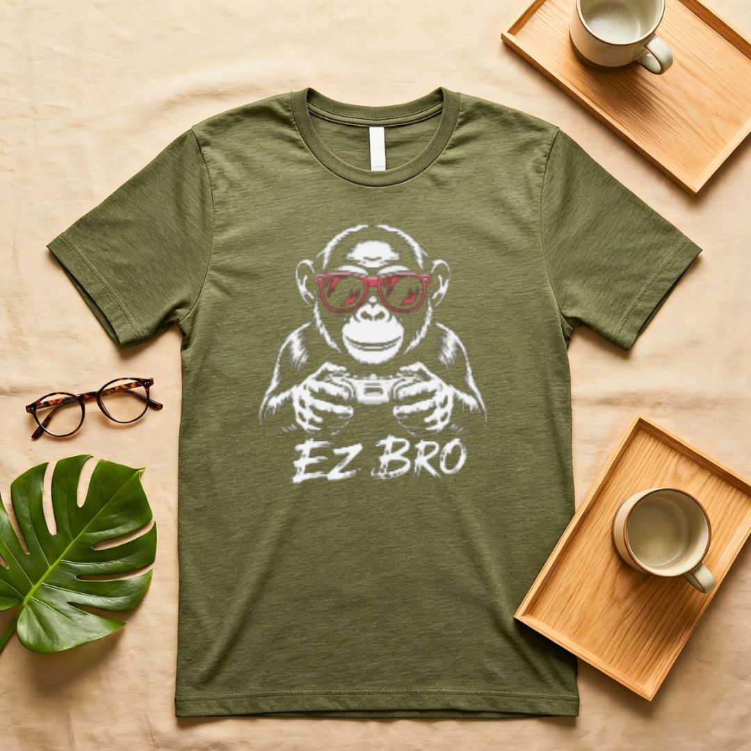 Ez Bro Gamers Sarcastic Victory Meme T-Shirt