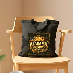 Alabama State Outline Tote Bag