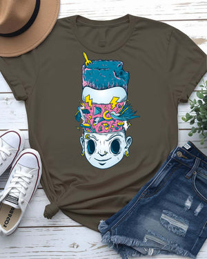 Overthinker t-shirt with minimalist bold typography on heather grey
