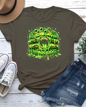 Alien Burger Graphic Streetwear T-Shirt