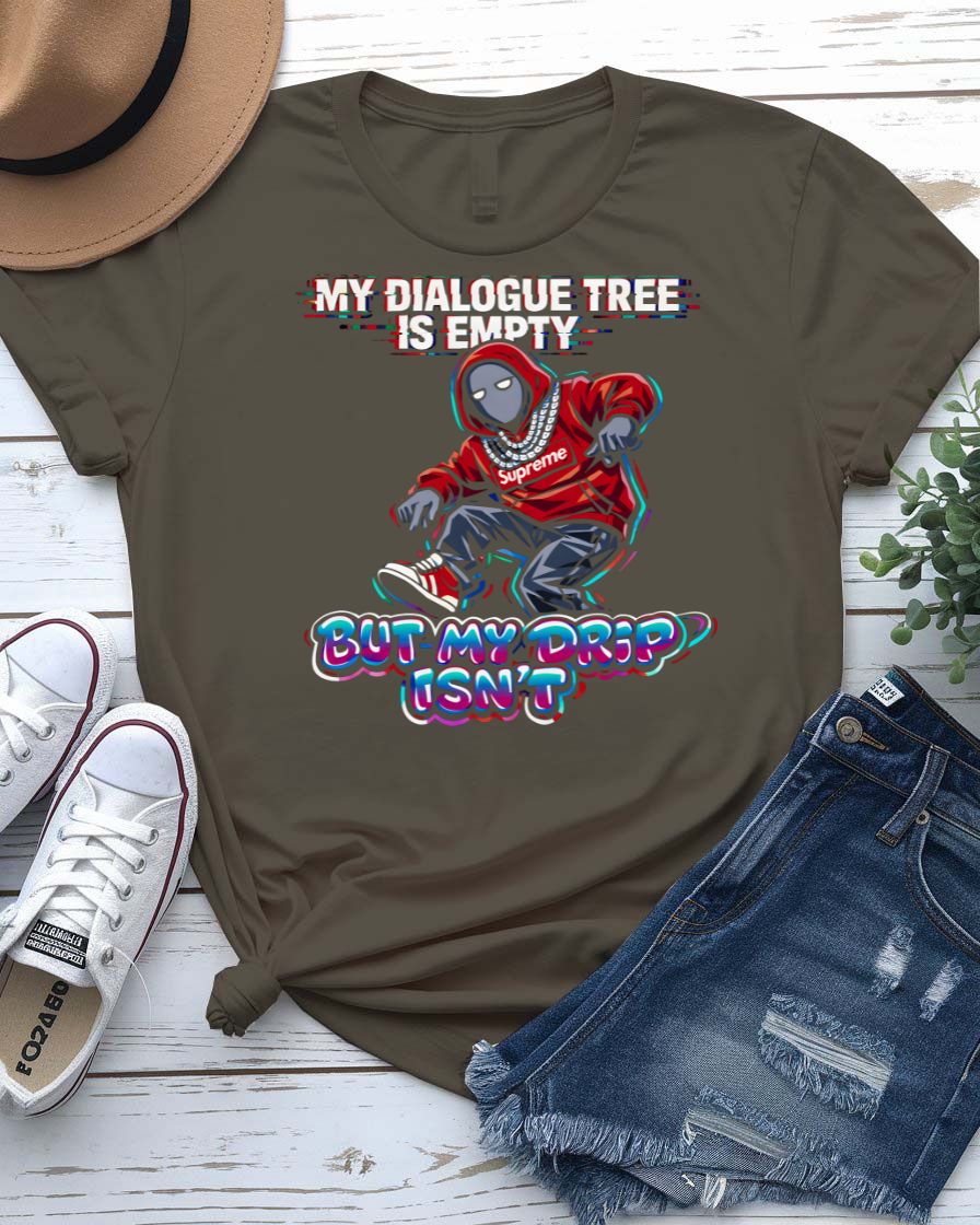 My Dialog Tree Is Empty Skate Lover Graphic T-Shirt