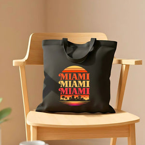Miami City Skyline Graphic Tote Bag
