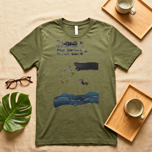 Never Give Up Funny Ironic Motivational T-Shirt