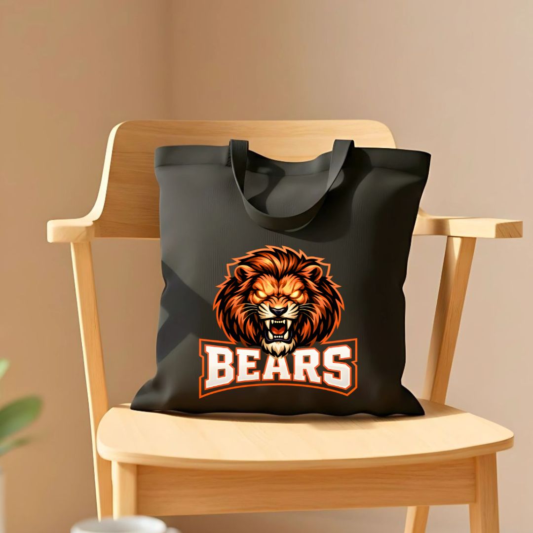 Bears Animal Meme Graphic Tote Bag