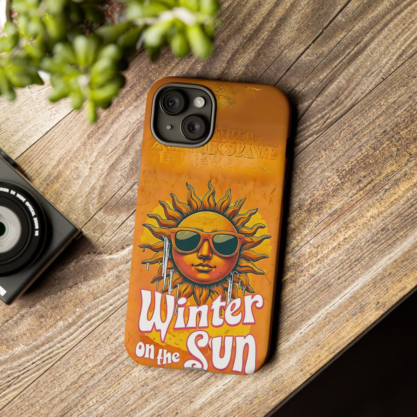 Winter on The Sun Funny Meme Phone Case - Sarcastic Design | Memez Store