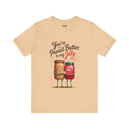 Funny Food Meme Tee - Peanut Butter T My Jelly Unisex Tee