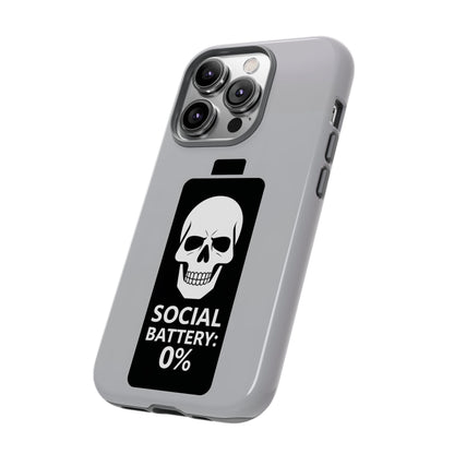 Social Battery Zeero I Phone case by Memez Store