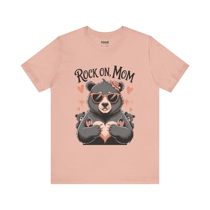 Rock On Mom FUnny Mama Bear Meme Tee By Memez Store