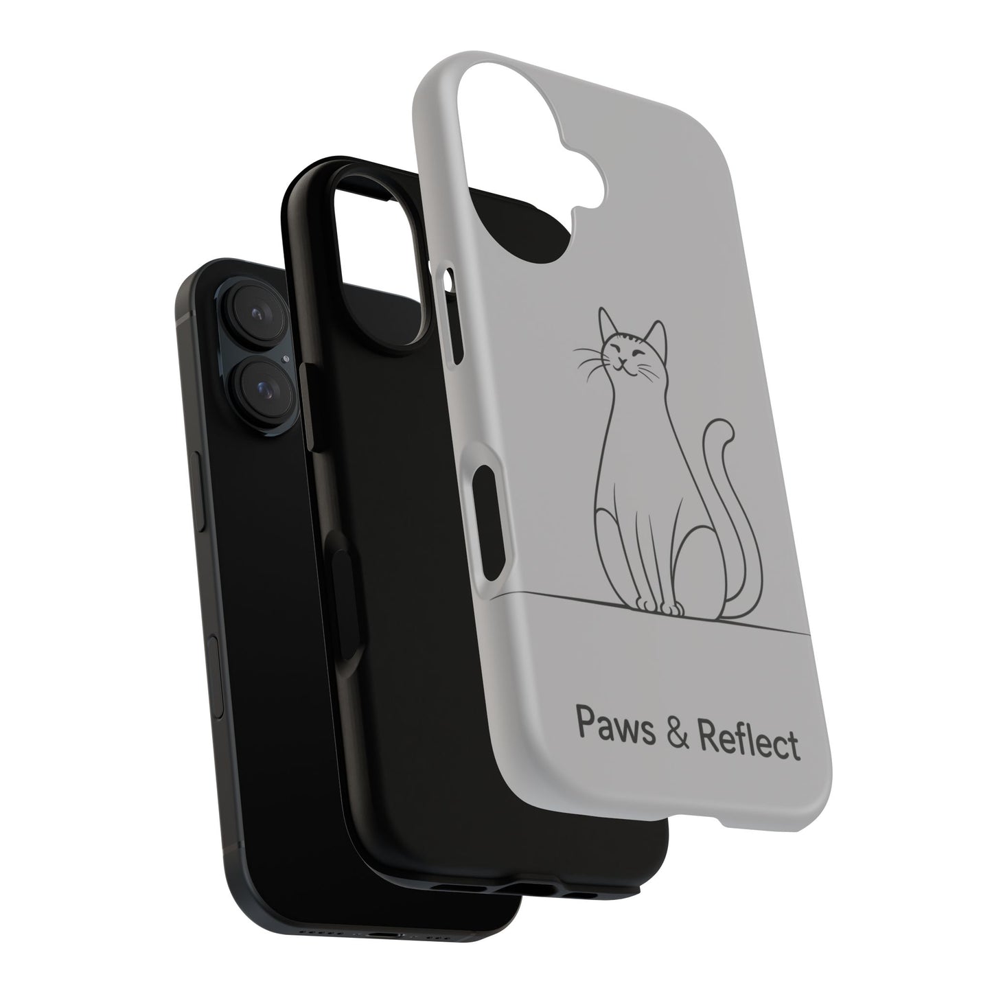 Paw and Reflect Pet Lovers iPhone Case By Memez Store