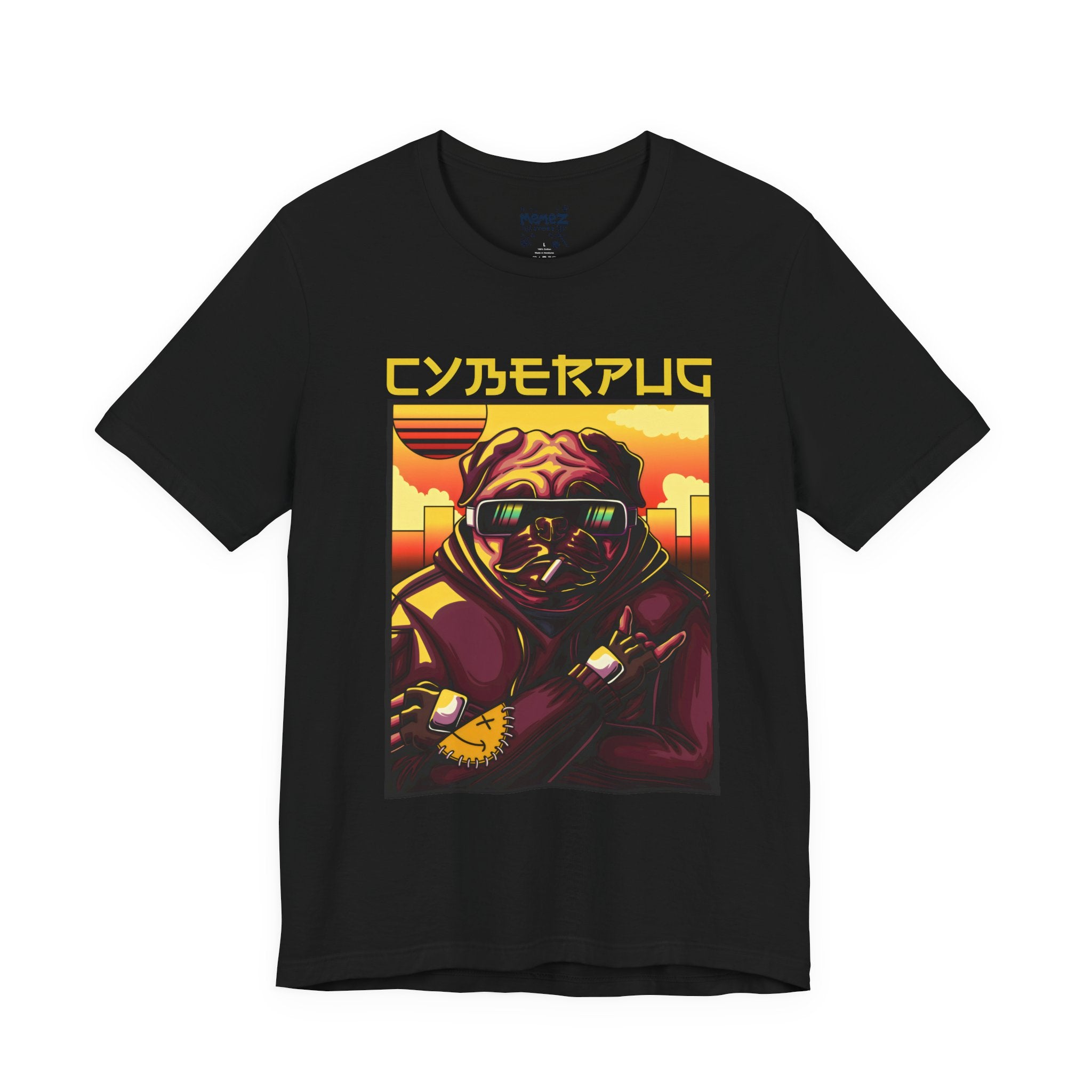 Cyberpug  Streetwear T-Shirt — Bold Graphic Tee