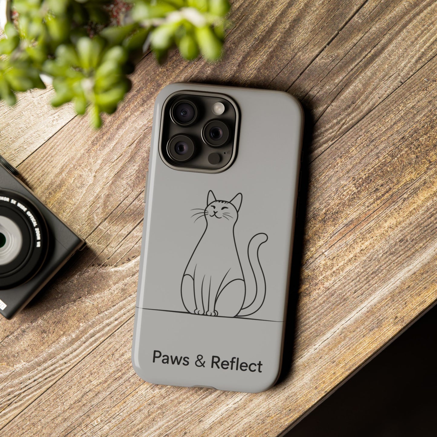Paw and Reflect Pet Lovers iPhone Case By Memez Store