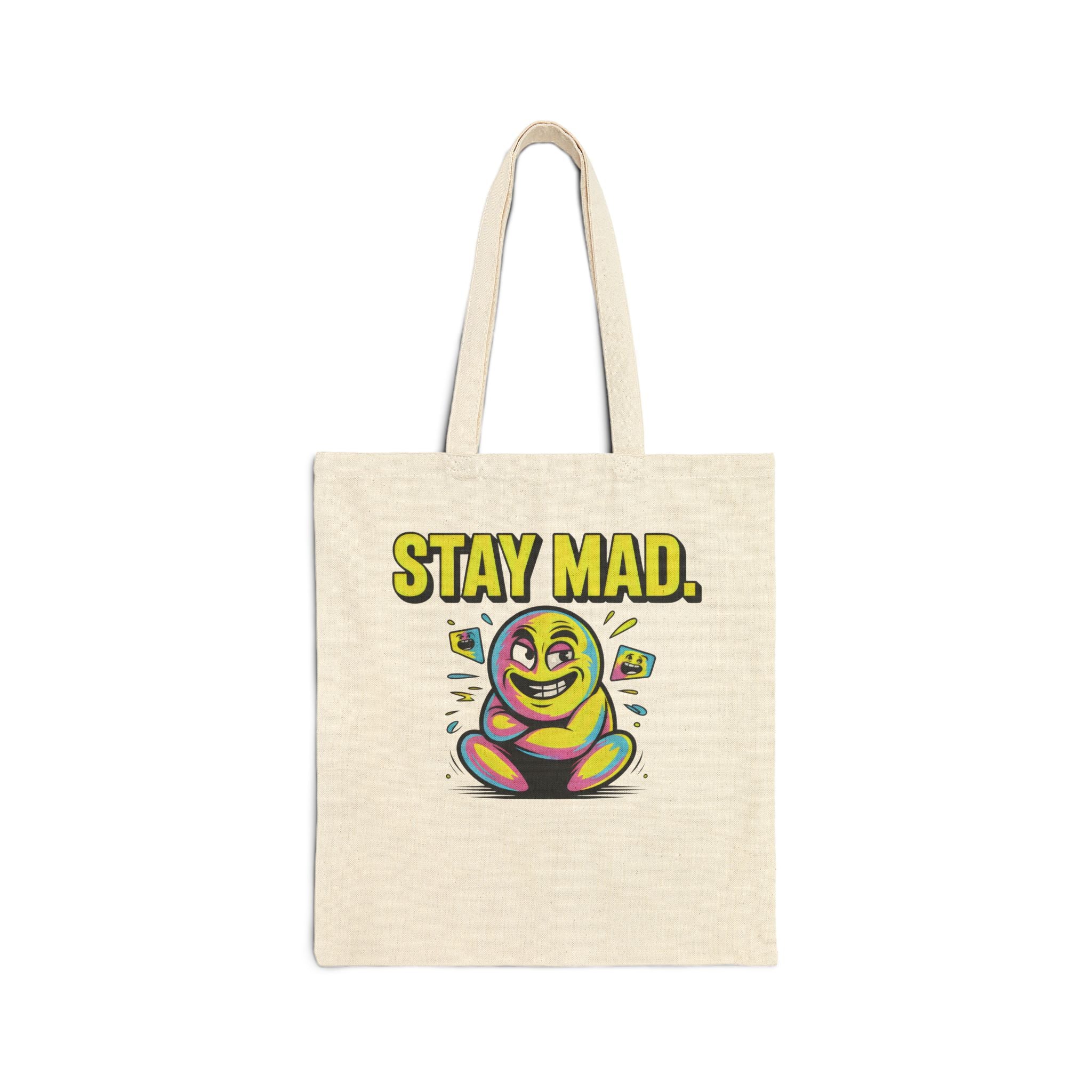 Stay Mad Funny Meme Tote Bag