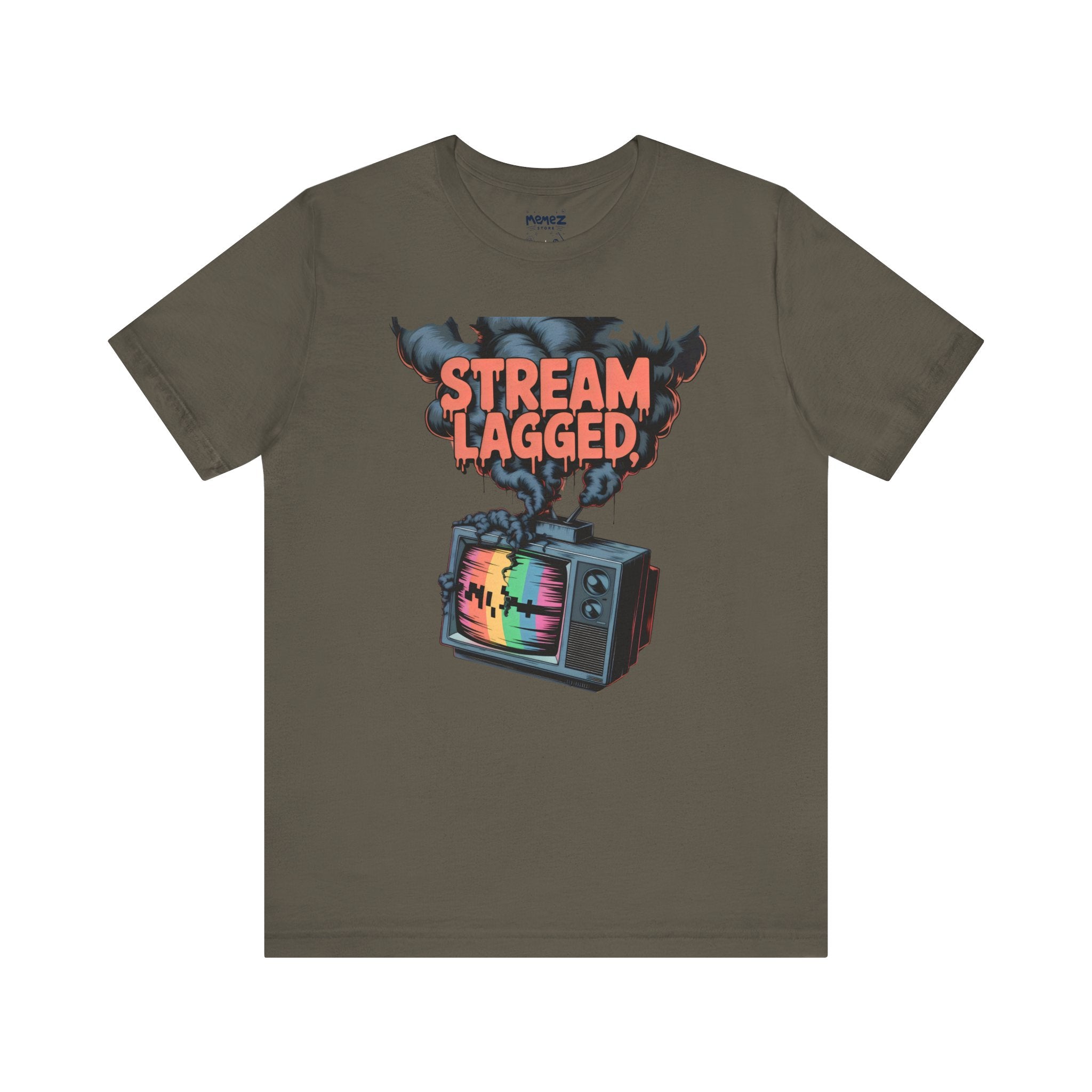 Stream Lagged Funny Retro Tee