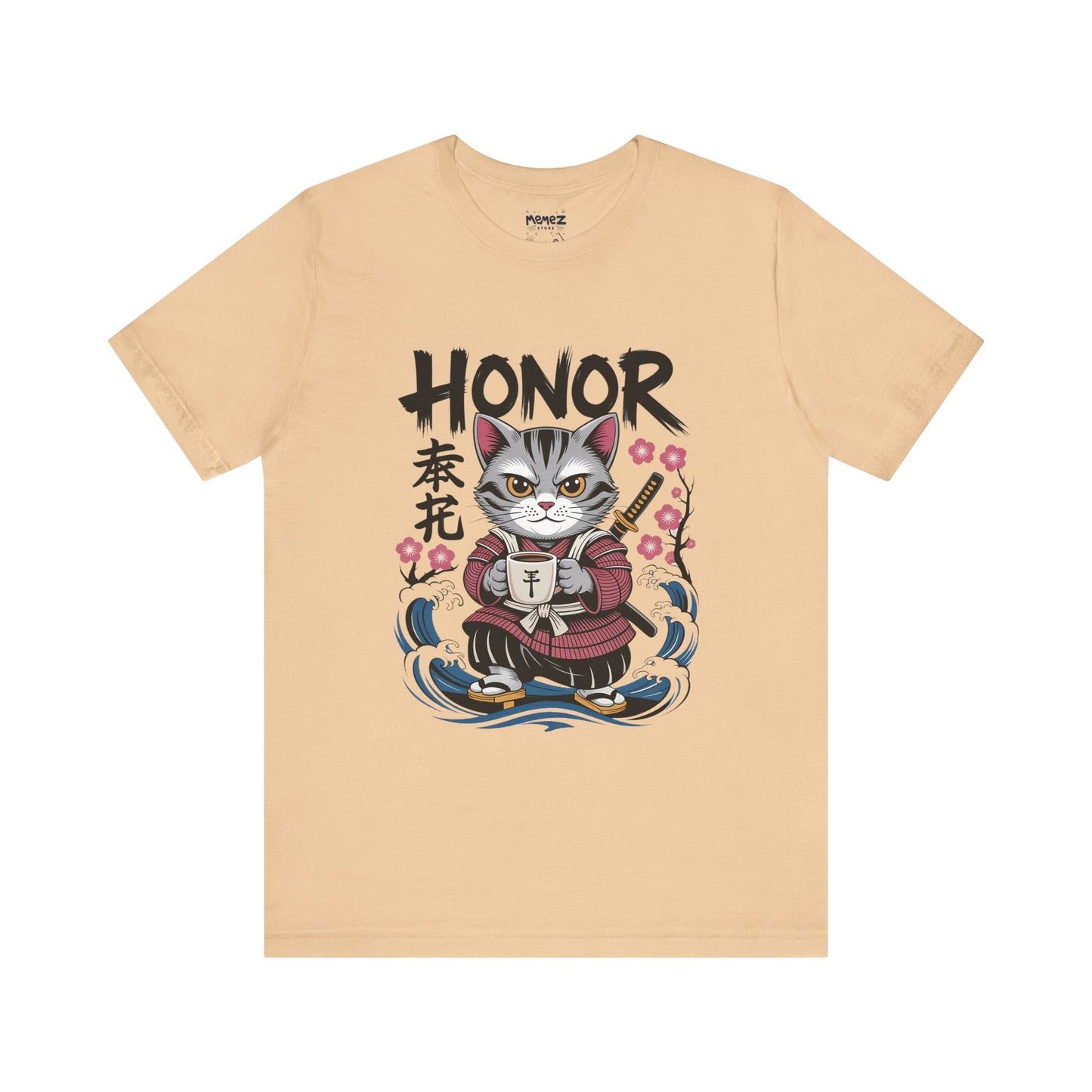 Japanese Noodle Funny Cat Tee