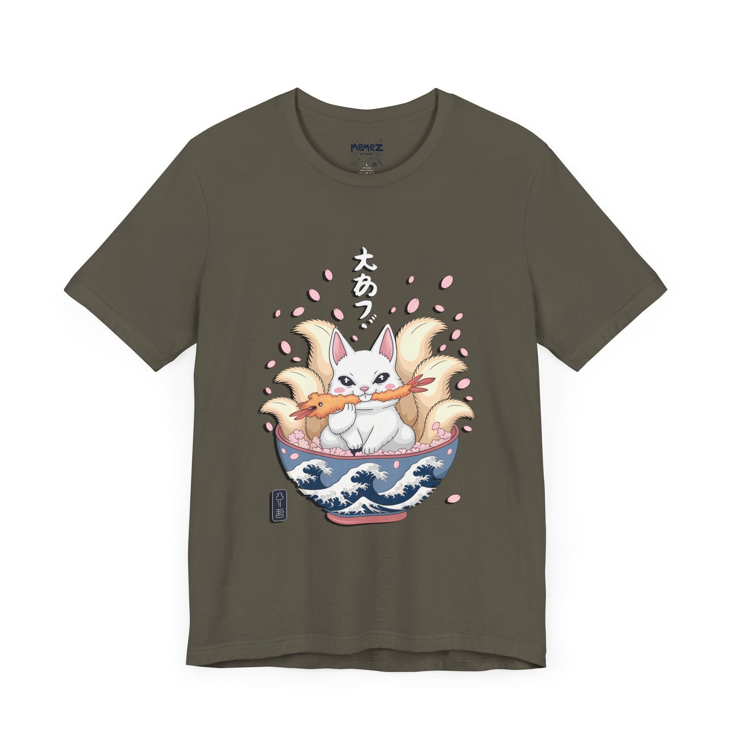 Japenese Noodles with Cat Funny Tee By memez store