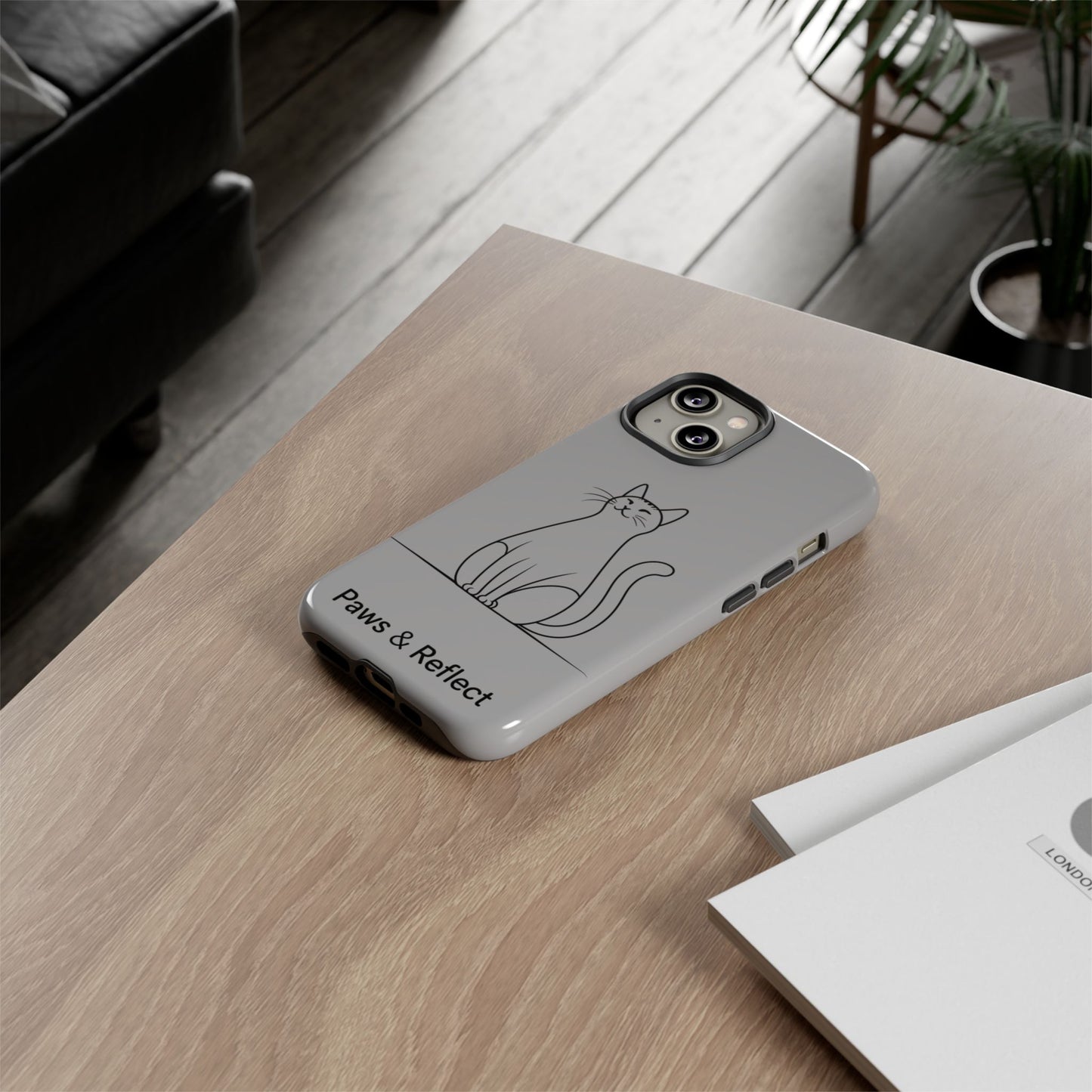 Paw and Reflect Pet Lovers iPhone Case By Memez Store