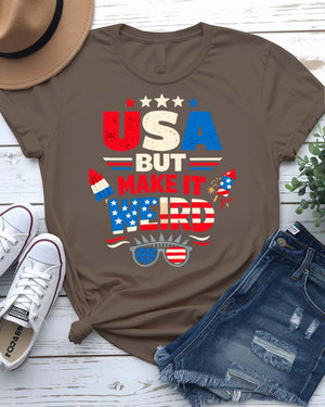 4th of July Funny Graphic T-Shirt by Memez Store