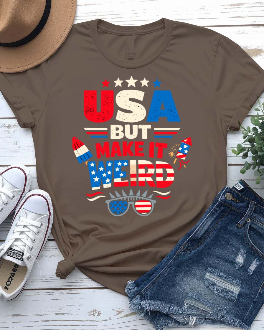 4th of July Funny Graphic T-Shirt by Memez Store