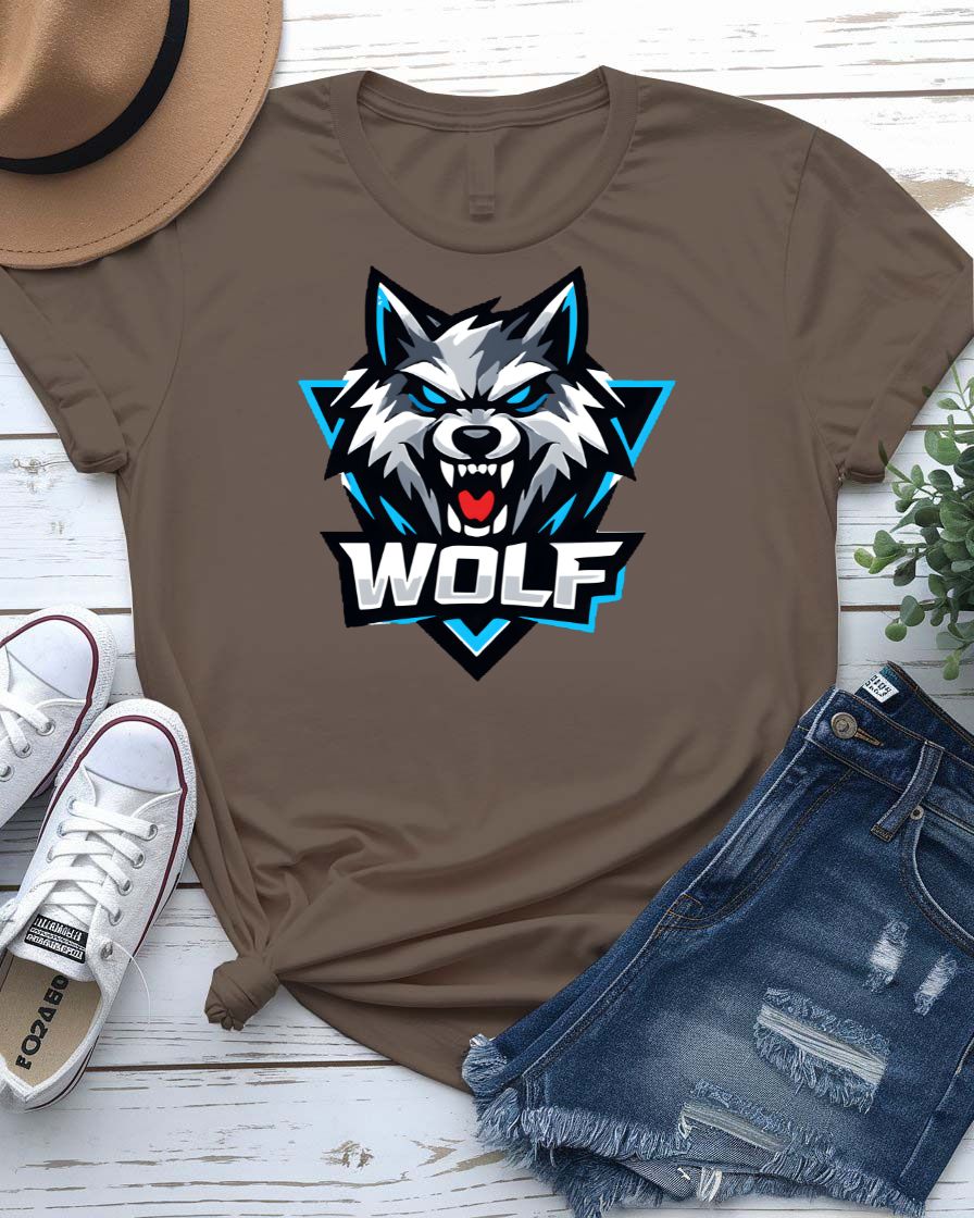 Wolf Graphic Streetwear T-Shirt