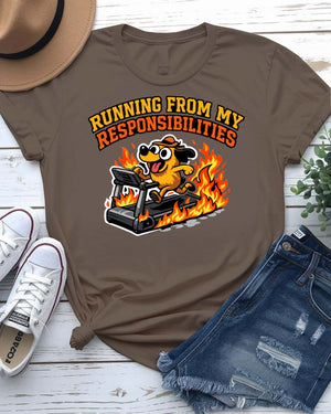 Running From My Responsibilities Graphic T-Shirt
