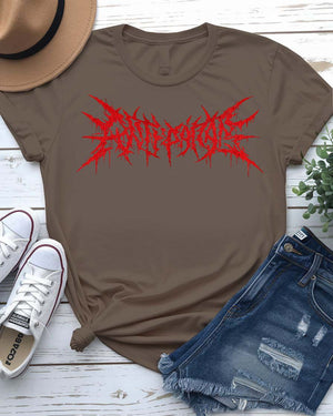 Barbwire T-Shirt with bold graphic barbed wire design across chest