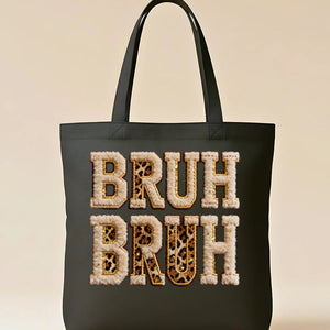 Bruh Funny Minimalist Slang Word Tote Bag
